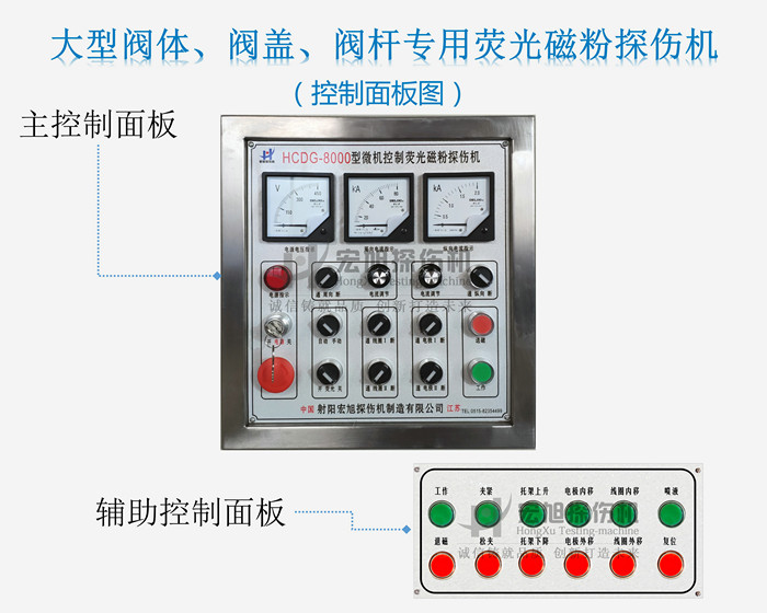 閥門探傷機麵板